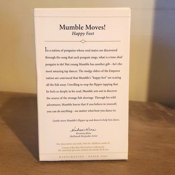 Hallmark Keepsake Ornament Happy Feet - Picture 2 of 2